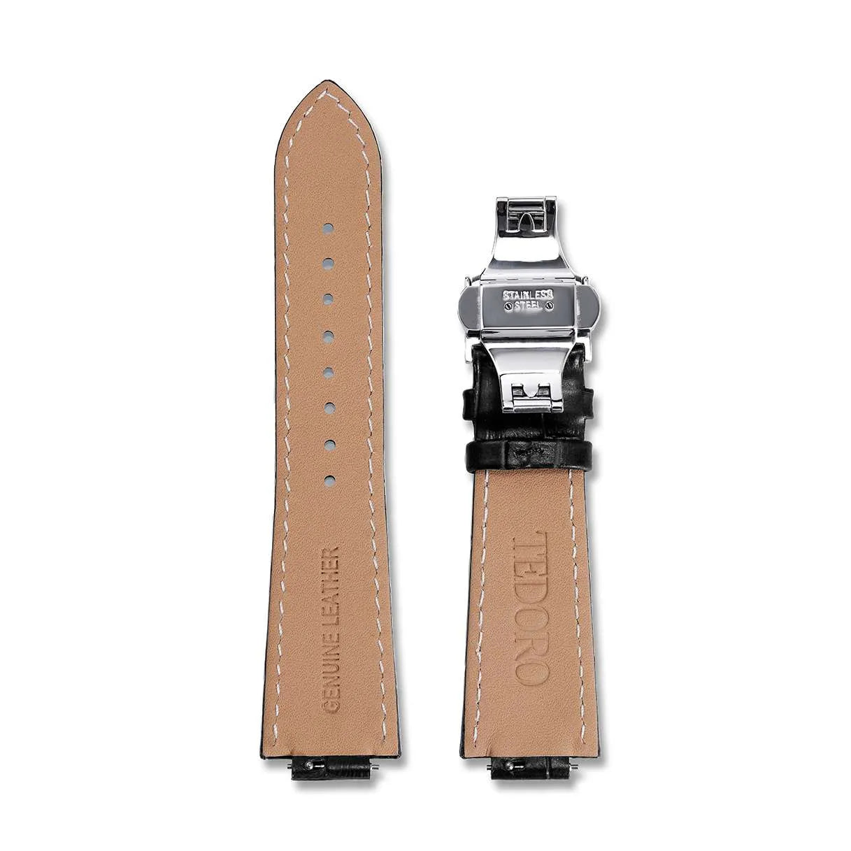 Black Leather Strap Harmony 36