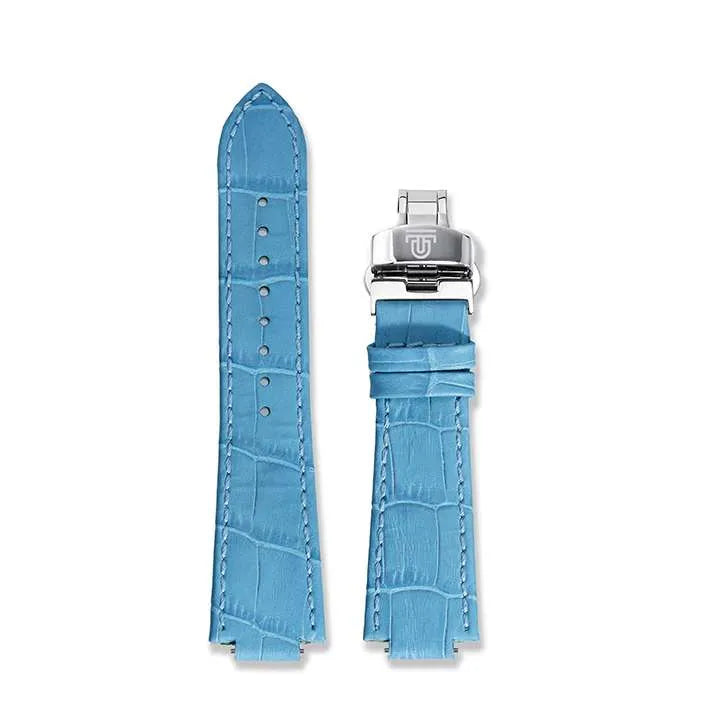 Light Blue Leather Strap Harmony 36