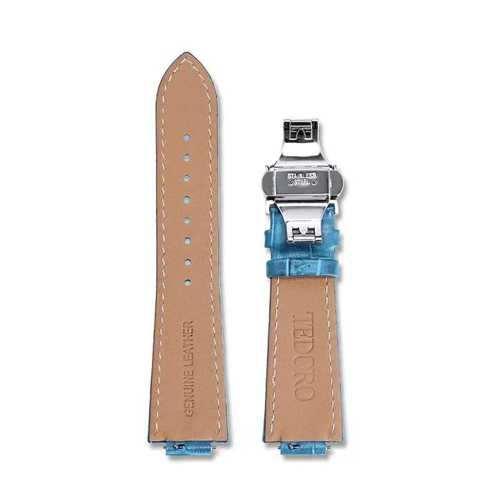 Light Blue Leather Strap Harmony 36